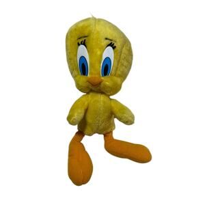 Vintage ACE Looney Tunes Tweety bird plush stuffed‎ toy dated 1995 EUC